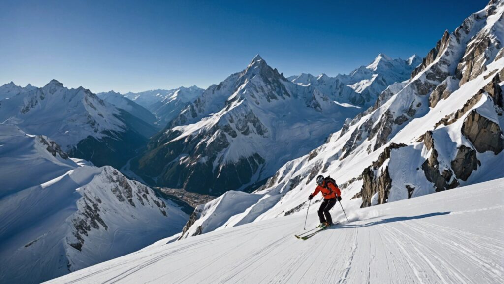 découvrez si vous avez le courage de dévaler les pistes légendaires de chamonix en ski extrême ! réservez dès maintenant votre expérience ultime dans les alpes françaises.