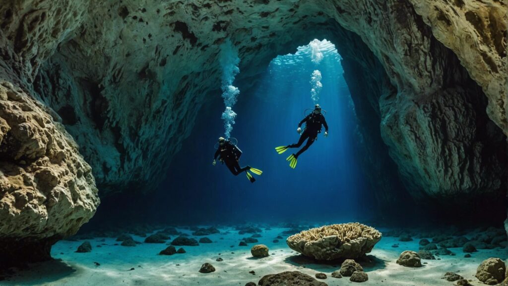 découvrez les mystères cachés des profondeurs en croatie lors d'une passionnante plongée sous-marine en grotte!
