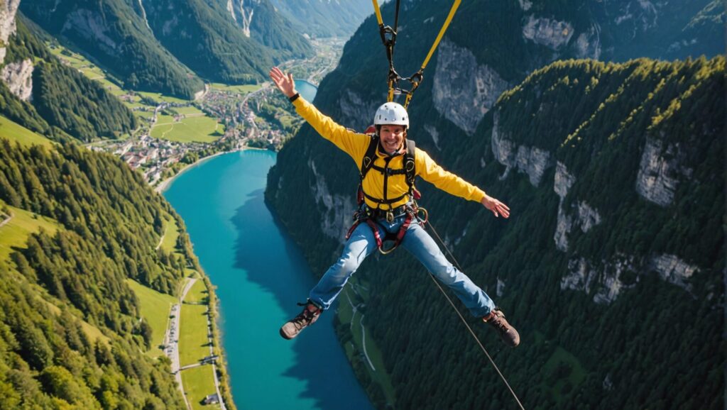 découvrez le saut à l'élastique à interlaken, une expérience palpitante pour repousser vos limites en suisse. réservez votre saut dès maintenant !