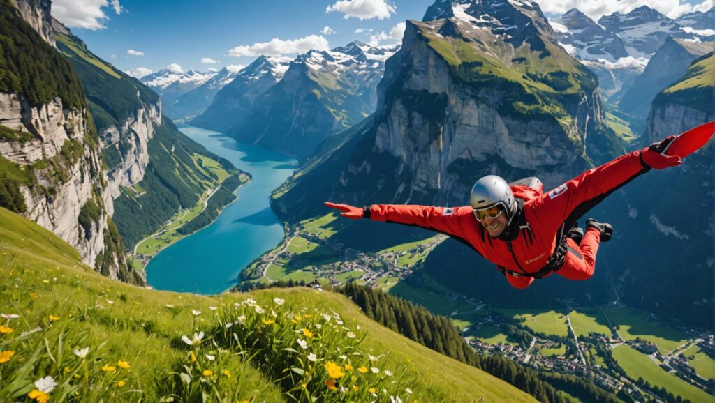 découvrez le guide ultime pour un vol en wingsuit à lauterbrunnen et vivez une expérience inoubliable qui vous transportera au paradis !
